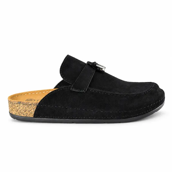 Sabot pour femme 701 noir daim...............    miniature
